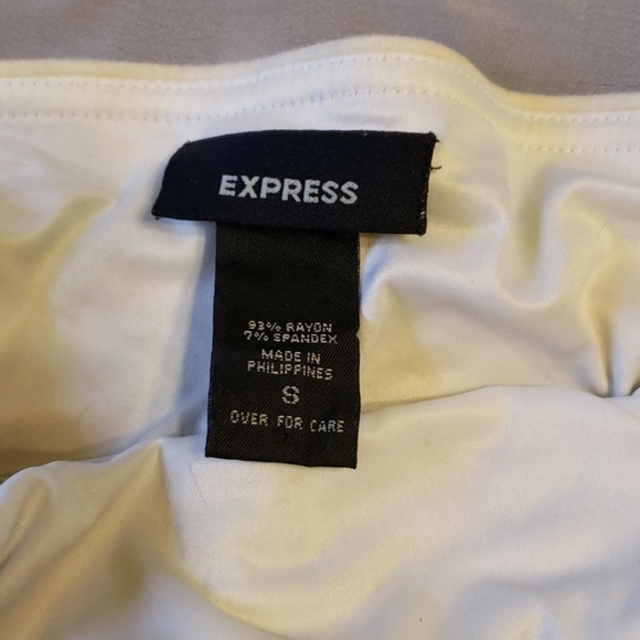 Express Yellow striped tube top - Picture 2 of 2